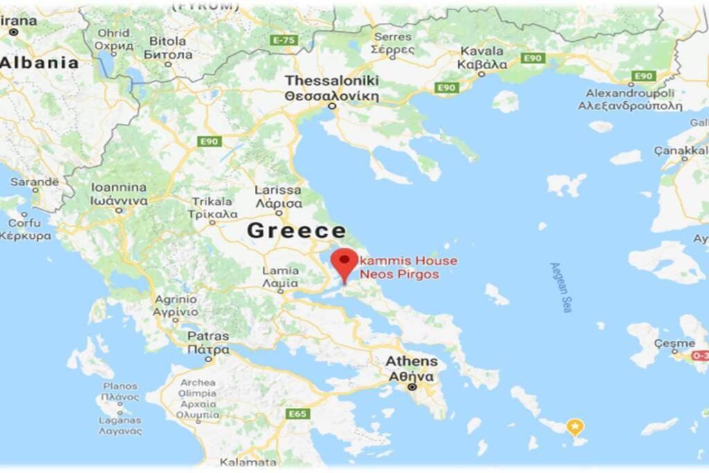 Amazing Sea View-Neos Pyrgos Beach -Evoia Greece Neos Pirgos Luaran gambar