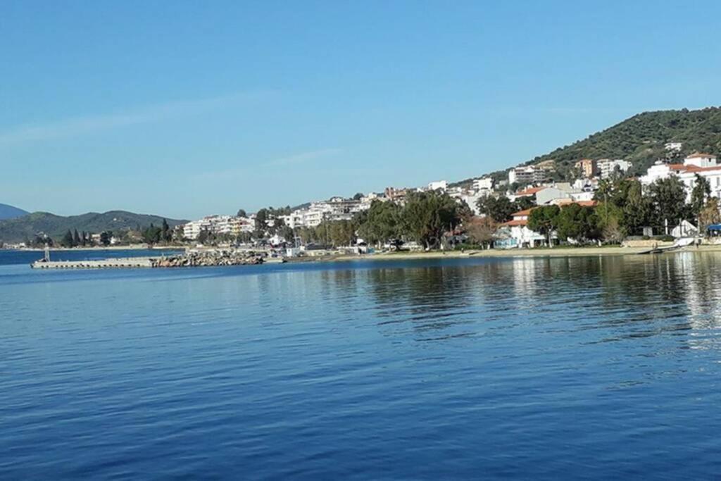 Amazing Sea View-Neos Pyrgos Beach -Evoia Greece Neos Pirgos Luaran gambar